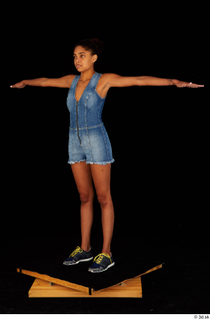 Luna Corazon dressed jeans overal standing t-pose whole body 0002.jpg